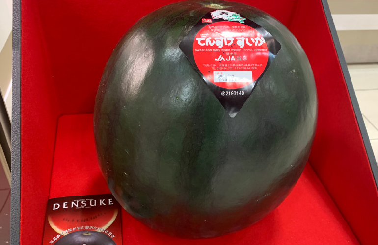 Quả dưa hấu đắt nhất thế giới giá hơn 100 triệu đồng có gì đặc biệt